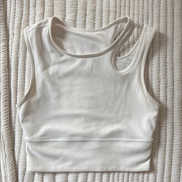 lululemon athletica Tops - White Sleeveless Lululemon Sports Bra Top